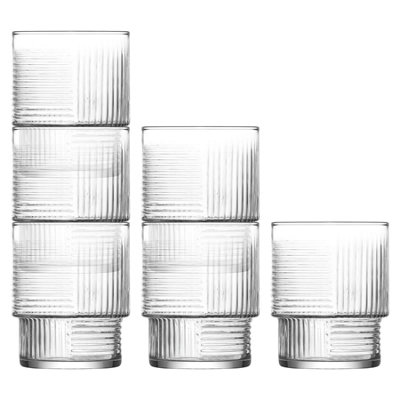 LAV Helen Stacking Whisky Glasses - 325ml - Pack of 6