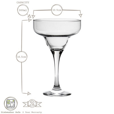 LAV - Misket Magarita Glasses - 300ml - Pack of 6 - 3
