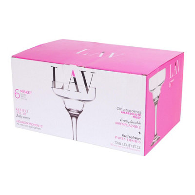 LAV - Misket Magarita Glasses - 300ml - Pack of 6 - 7