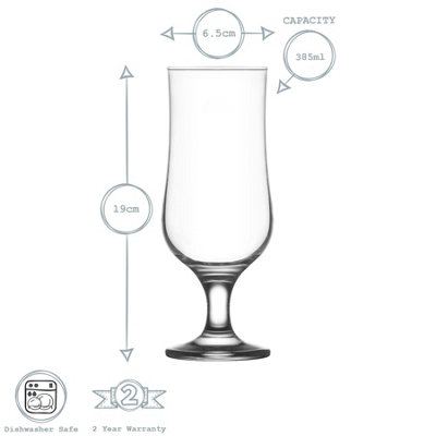LAV - Nevakar Craft Beverage Glasses - 385ml - Pack of 6