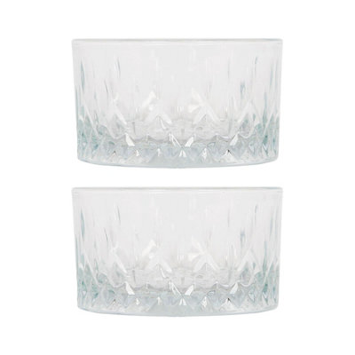 LAV Odin Glass Snack Bowls - 9.5cm - Pack of 2
