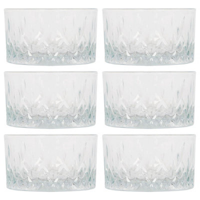 LAV Odin Glass Snack Bowls - 9.5cm - Pack of 6