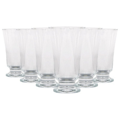 LAV Troya Glass Footed Tumblers - 150ml - Pack of 6