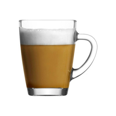 LAV - Vega Glass Coffee Mugs - 300ml - Pack of 6 - 4