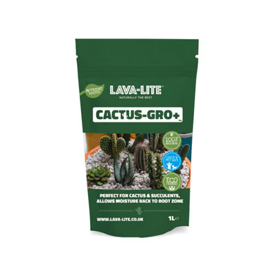 LAVA-LITE Cactus Gro, natural growing media for cacti, 1 Litre