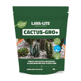 LAVA-LITE Cactus Gro, natural growing media for cacti, 3 Litres