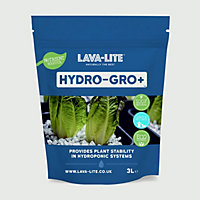 Lava-Lite Hydro-Gro+ Hydroponic Growing Media Stones Natural Child & Pet Safe 3L