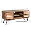 Lava Metal & Wood 4 Drawers And 2 Shelves Tv Cabinet Media Unit
