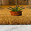 Lavandula Lavender Pots Indoor & Outdoor Coir Doormat
