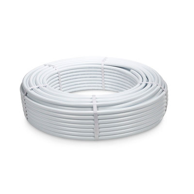 LavaTap 15mm Barrier Pipe PEX 100M Coil White Push Fit Plumbing Plastic Pipe