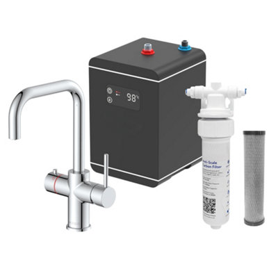 LavaTap 3 in 1 Boiling Water Tap D Neck Kitchen Mixer Tap Kit with HOT ...