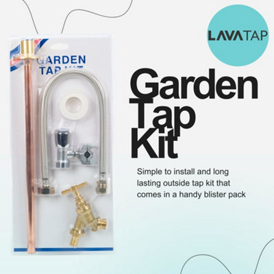 LavaTap Outside Tap Kit Simple DIY Installation Outdoor Garden Tap Bibtap