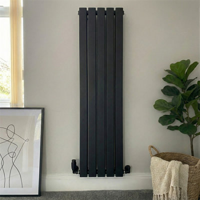 LavaTherm TRV Black Thermostatic Radiator Valve Corner