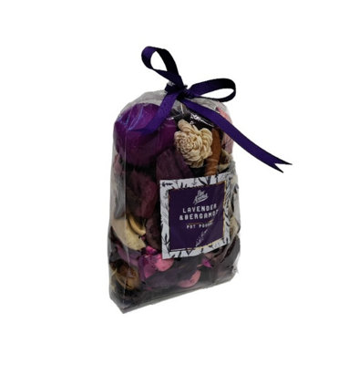 Lavender & Bergamot Pot Pourri Scented Home Botanicals Relaxing Scent 250g Bag