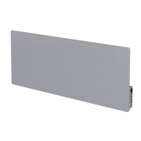 Lavender Glass Infrared Heater Horizontal - Grey - Smart WiFi control - 400W