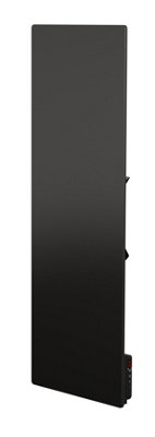 Lavender Glass Infrared Heater Vertical - Black - Smart WiFi control - 400W Price Comparisons | Compare The Build