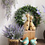 Lavender Wreaths for Front Door for Wall Window Party Wedding Decorations Home 420mm