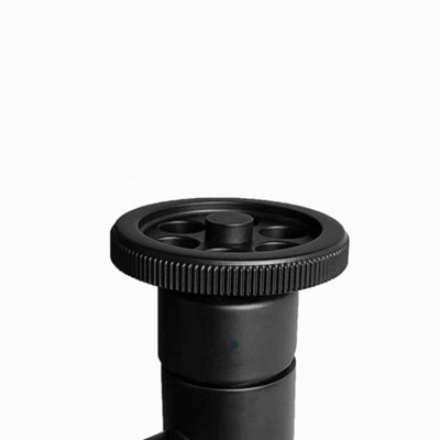 Laveo Standing Basin Tap Industrial Black Finished Brass Retro Style Ceramic Mixer