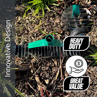 Lawn Aerator Scarifier Head, Effective Manual Lawn Grass Soil ...