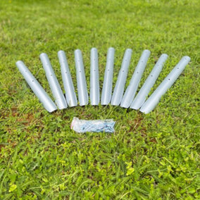 Lawn Edging Log Roll Stakes (Pack of 10)