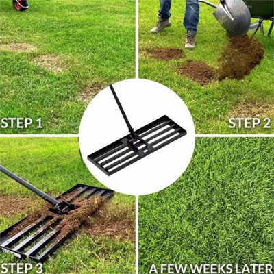 Lawn Leveling Rake 30