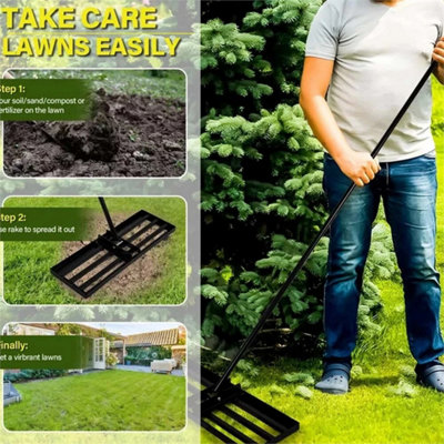 Lawn Leveling Rake 30