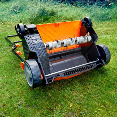 LawnMaster 1350W 33cm 2-in-1 Lawn Scarifier and Rake - 2 Year Guarantee
