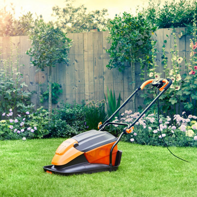 Qualcast electric hover lawnmower 33cm 1500w with grass collection sale