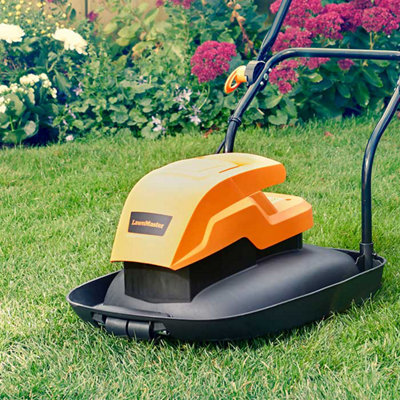 LawnMaster 1500W 33cm Hover Mulching Mower - 2 Year Guarantee