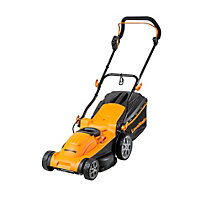 LawnMaster 1600W 37cm Electric Lawn Mower with Rear Roller - 2 Year Guarantee