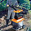 LawnMaster 2800W Quiet Garden Shredder Max diam. 42mm 60 litre collection box with free safety glasses - 2 Year Guarantee