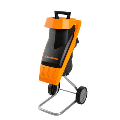 LawnMaster Impact Garden Shredder 2400W, Max diam. 40mm, 50L collection bag and rapid blade system. 2 Year Domestic Guarantee