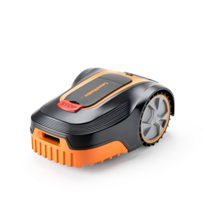 LawnMaster L10 Robotic Lawnmower with Charging Station, 150m boundary wire and 250 pegs, Suitable for lawns up to 400m2.