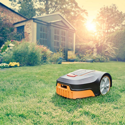 Robot lawn mower b&q sale