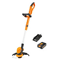 LawnMaster MX 24V 25cm Cordless Grass Trimmer with Charger and Battery Included - 2 Year Guarantee
