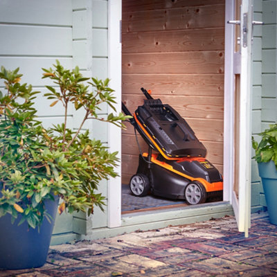LawnMaster MX 24V 32cm Cordless Lawn Mower with 4.0Ah Battery and Fast Charger 2 Year