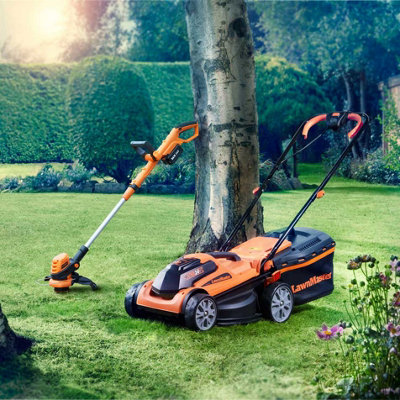 Lawn best sale mower set