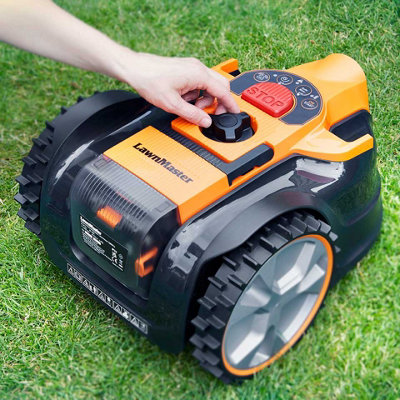 LawnMaster VBRM16 OcuMow MX 24V Drop and Mow Robotic Lawnmower with Battery and Charger 2
