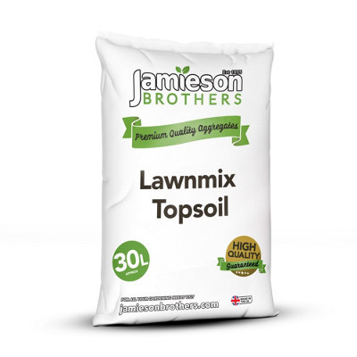 Lawnmix Top Soil 30L By Jamieson Brothers | DIY At B&Q