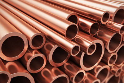LAWTON COPPER COMPRESSION STRAIGHT PIPE 45MM (DIA) 2000 (L)
