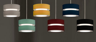 Layer Fabric Ceiling Light Shade Pendant Wine, Lampshade can be used on a Table lamp as well