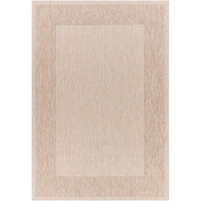 LAYLA In- & Outdoor Cottage Jute-Look Beige Area Rug 160 x 213 cm