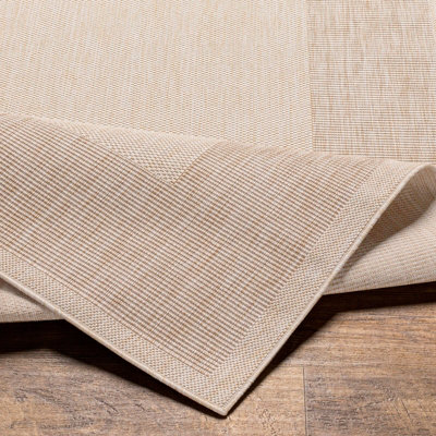 LAYLA In- & Outdoor Cottage Jute-Look Beige Area Rug 160 x 213 cm