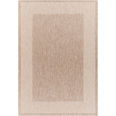 LAYLA In- & Outdoor Cottage Jute-Look Brown Area Rug 160 x 213 cm
