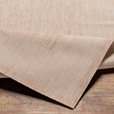 LAYLA In- & Outdoor Cottage Jute-Look Brown Area Rug 160 x 213 cm