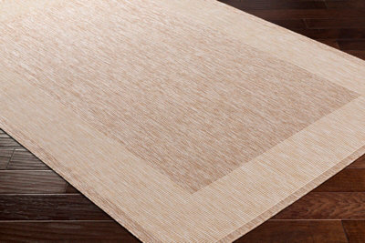 LAYLA In- & Outdoor Cottage Jute-Look Brown Area Rug 160 x 213 cm