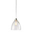 Layton Chrome and Clear Glass Shade only