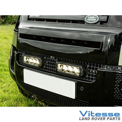 LAZER Triple-R 750 LED Spot Lights Grille Integration Kit Fits Defender ...