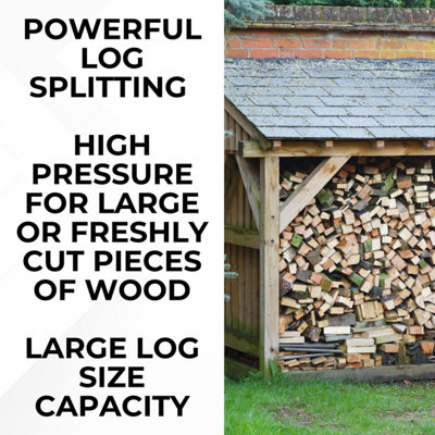 Lazy-Log Electric Vertical Log Splitter 8 Ton - Heavy Duty- Up to ...