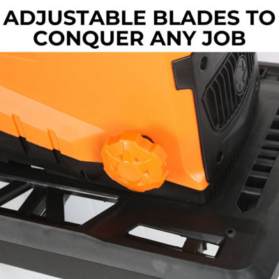 LAZY TOOLS SHHHHHRED Quiet Garden Shredder 2800W - Adjustable Cutting Size, Max 45mm Capacity, 60L Collection Box